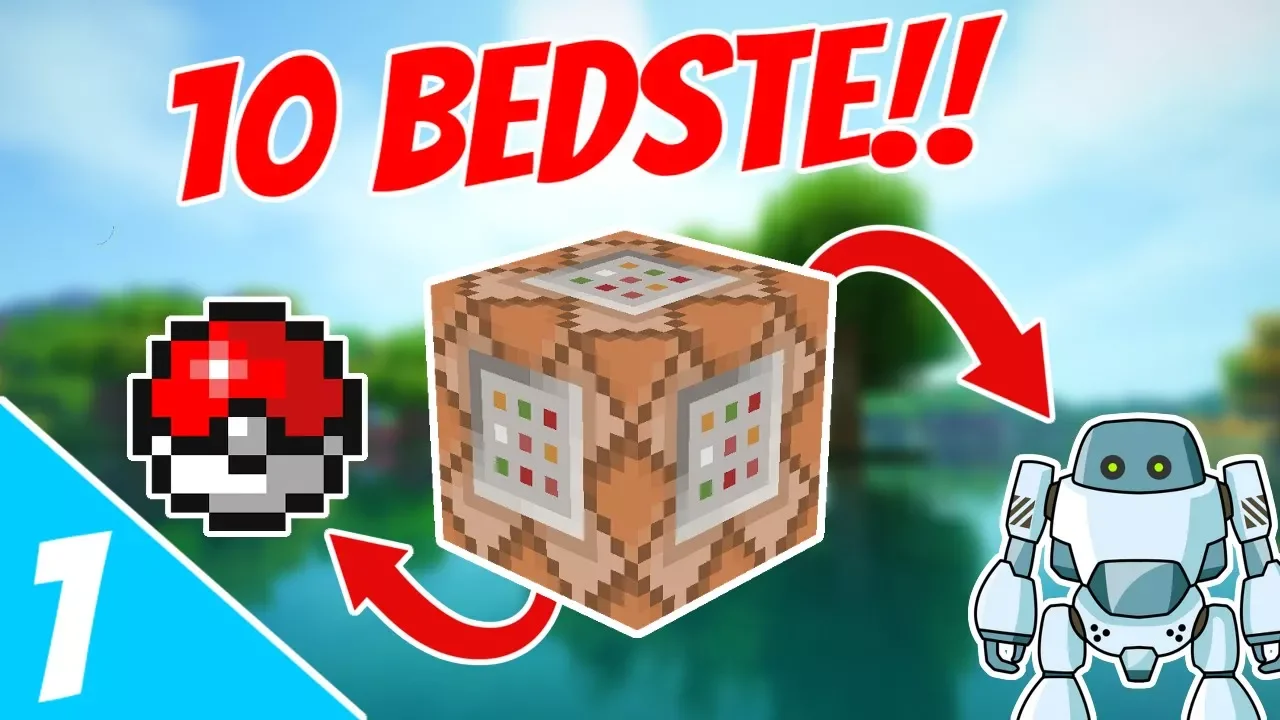 10 BEDSTE COMMAND BLOCKS!! - Dansk Minecraft