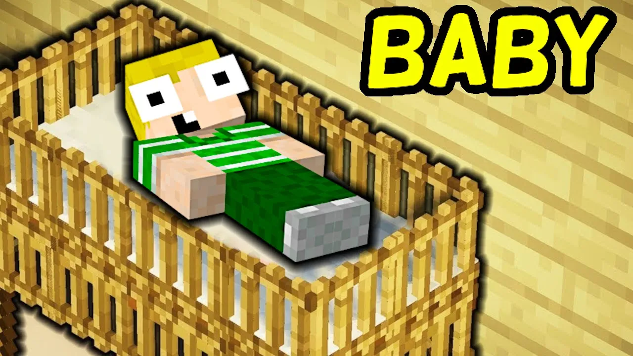 Livet Som BABY I Minecraft!!