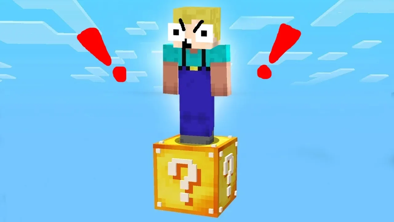 1 Block Survival #04: NYT LEVEL!! - (Dansk Minecraft)