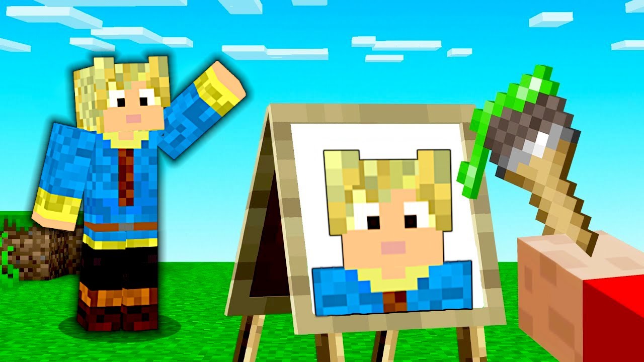 Jeg Maler Mikkel I Minecraft!