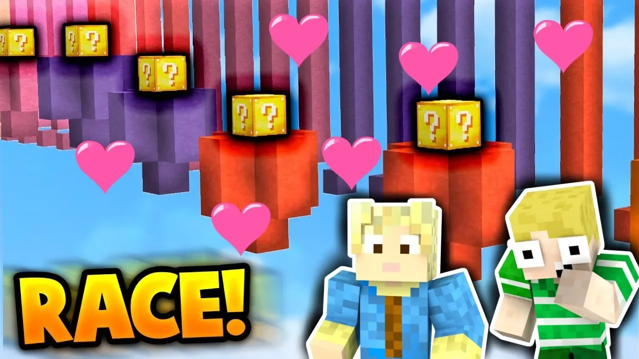 LUCKYBLOCK PARKOUR!! - Dansk Minecraft