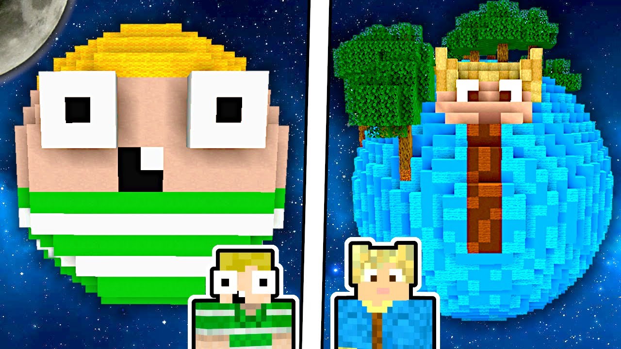 Hvem Bygger Bedste PLANET I Minecraft?!