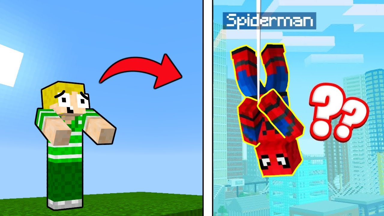 😲100 Dage Som Spiderman I Minecraft!😲