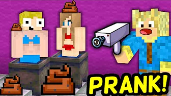 Skjult Kamera På Emil i Minecraft!! *GÅR GALT*