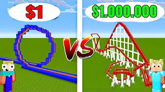 Vildeste ROLLER COASTER I Minecraft!! // NOOB vs PRO