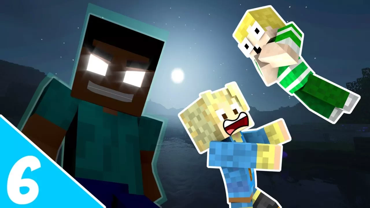 Dansk Minecraft - LuckyBlock Verden #6: HEROBRINE ER HER?!