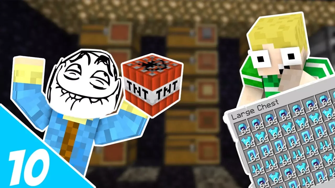 Dansk Minecraft - MeNation #10: VILDESTE RAID!!