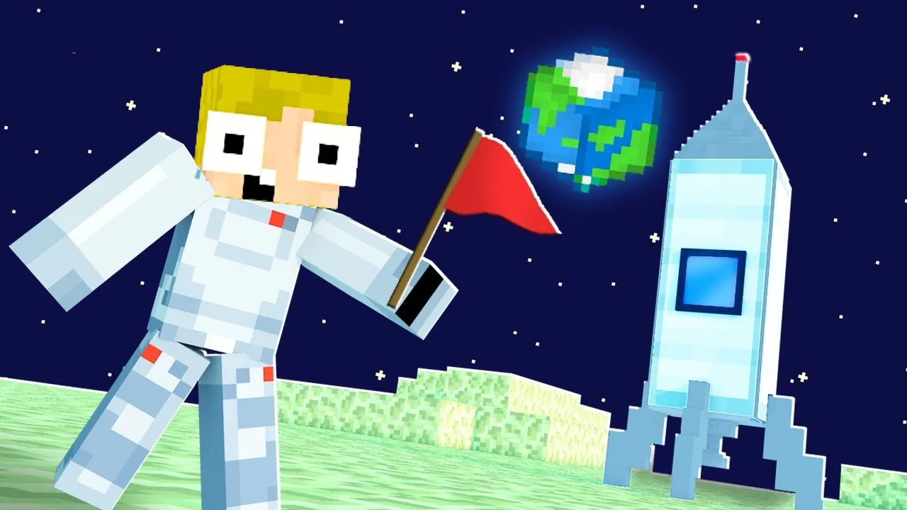 Livet Som ASTRONAUT I Minecraft!!