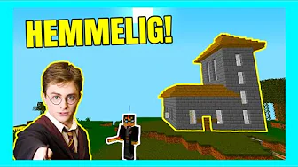 😲HARRY POTTER'S HEMMELIGE BASE!!😲 - Dansk Minecraft
