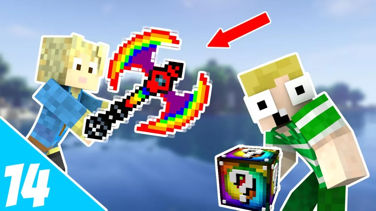 Dansk Minecraft - LuckyBlock Verden #14: VILDESTE ØKSE!!