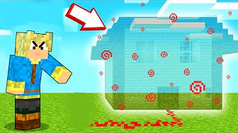 Usynligt Hus PRANK På Mikkel!! - Dansk Minecraft