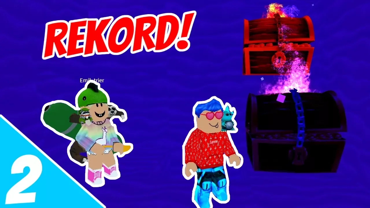 2000 BLOCKS DYBT!! - Treasure Hunt Simulator #02 (Dansk Roblox)