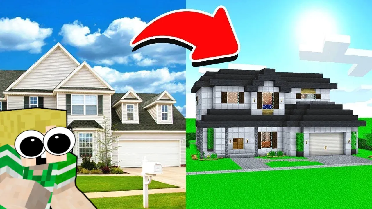 Mine forældres hus i Minecraft!!