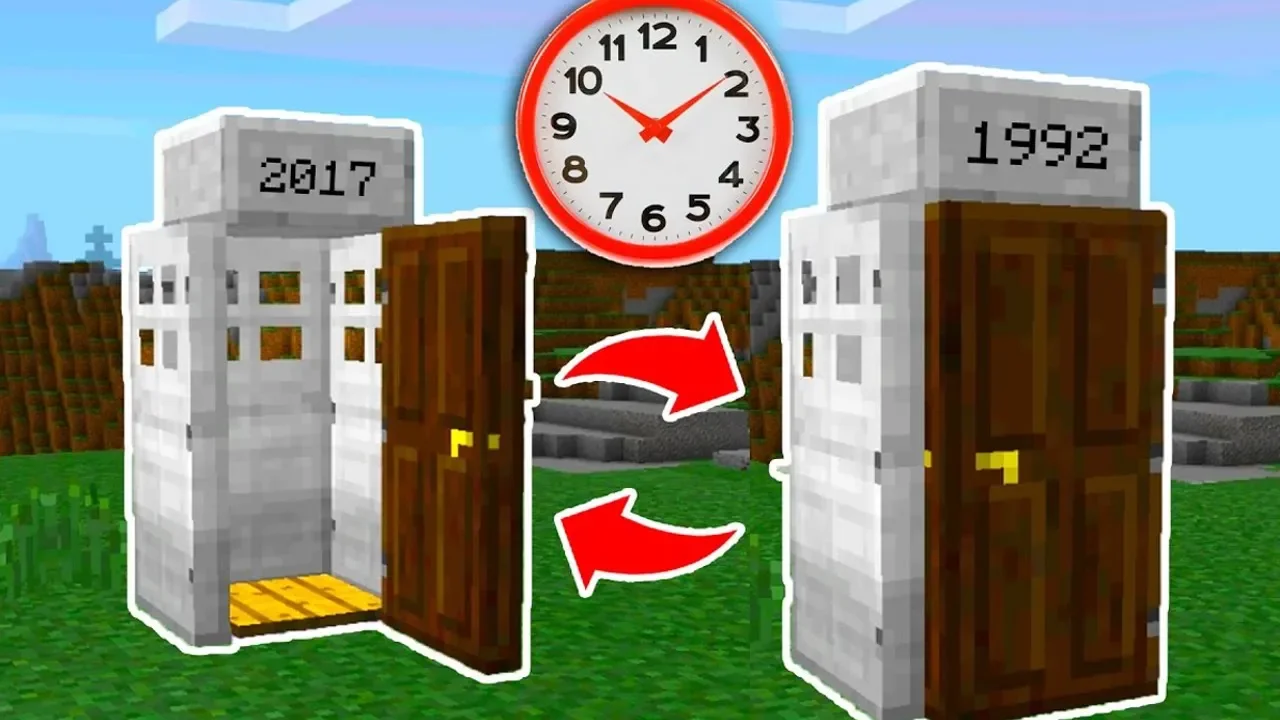 TIDS MASKINE I MINECRAFT!! - Dansk