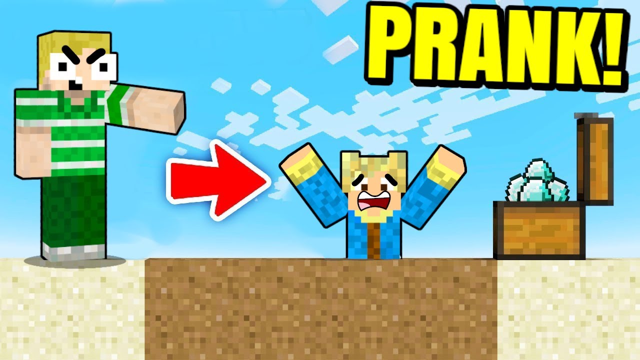 Kviksand Prank På MIKKEL!! - Dansk Minecraft