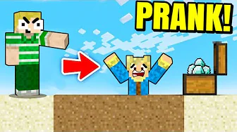 Kviksand Prank På MIKKEL!! - Dansk Minecraft
