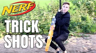 TRICK SHOTS - NERF Accustrike Raptorstrike