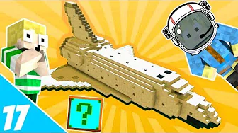 Dansk Minecraft - LuckyBlock Verden #17: FLYVER I RUMRAKET!!