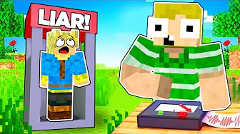 Jeg Bruger LØGN DETEKTOR I Minecraft!!