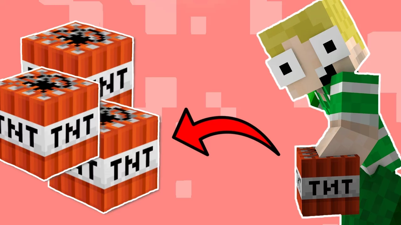 Dansk Minecraft - TNT TRICK!!