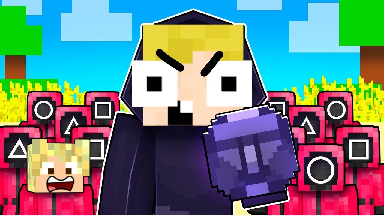 Livet Som SQUID GAME VAGT I Minecraft!!