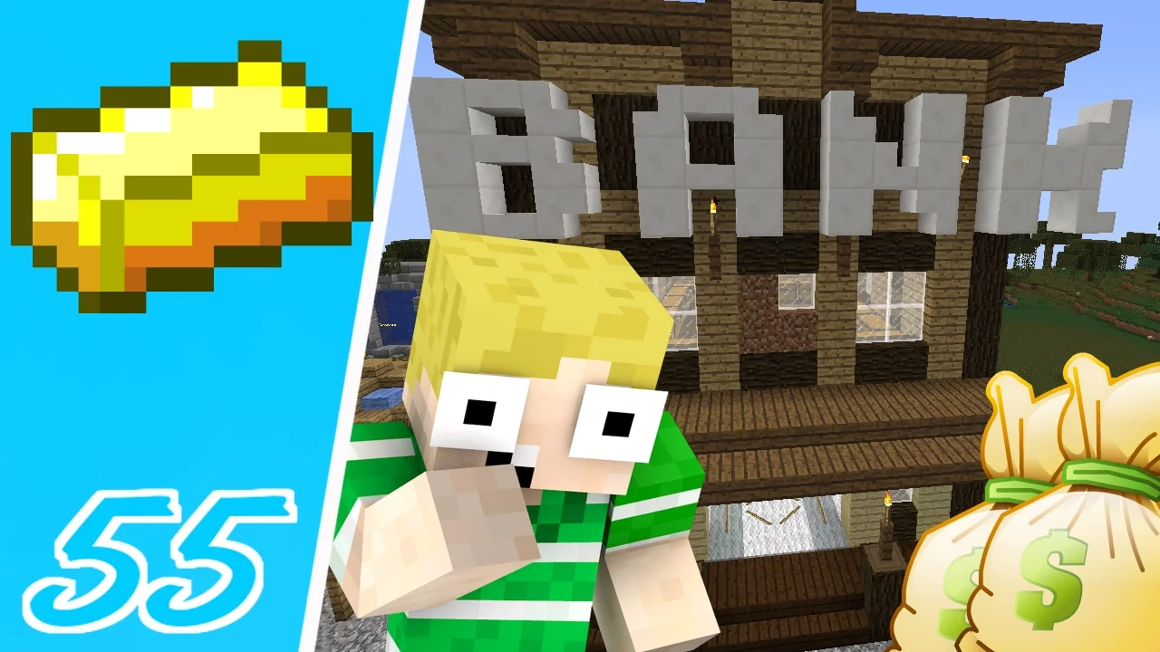 Dansk Minecraft - Pengebyen #55: HVORDAN BLIVER MAN RIG!?