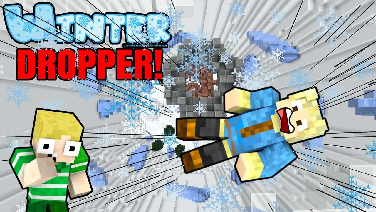 VINTER DROPPER?! - Dansk Minecraft