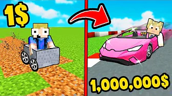 $1 BIL vs $10,000 BIL I MINECRAFT!! - Dansk