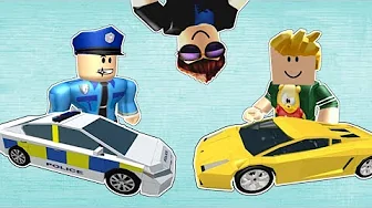 Roblox Dansk - STJÆLER POLITIBIL - MIKKELS KØRESKOLE