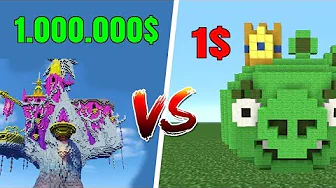 $1 SLOT vs $10,000 SLOT I MINECRAFT!! - Dansk