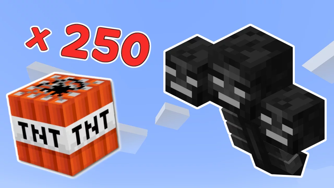 Dansk Minecraft - Myth Busters #4: 250 TNT VS WITHER