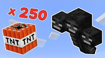 Dansk Minecraft - Myth Busters #4: 250 TNT VS WITHER