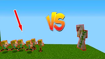 BABY HÆR vs IRON GOLEM!! // Dansk Minecraft