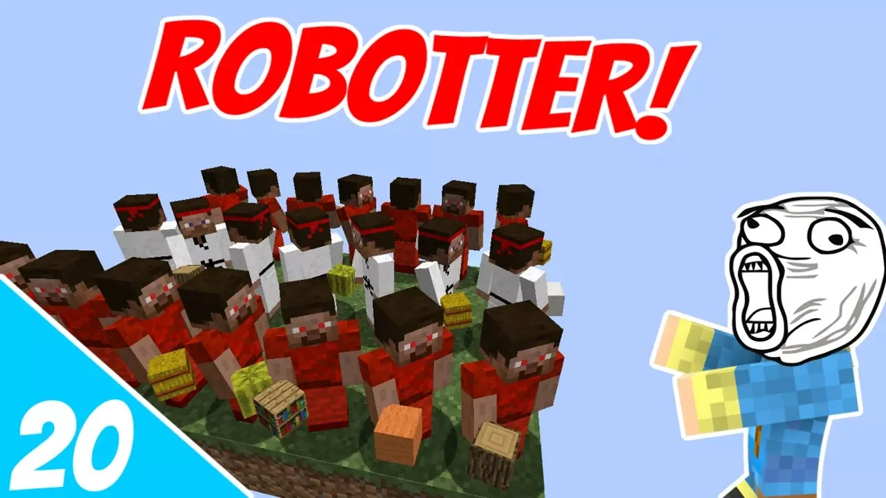 Dansk Minecraft - LuckyBlock Verden #20: AUTOMATISKE BYGGERE!!