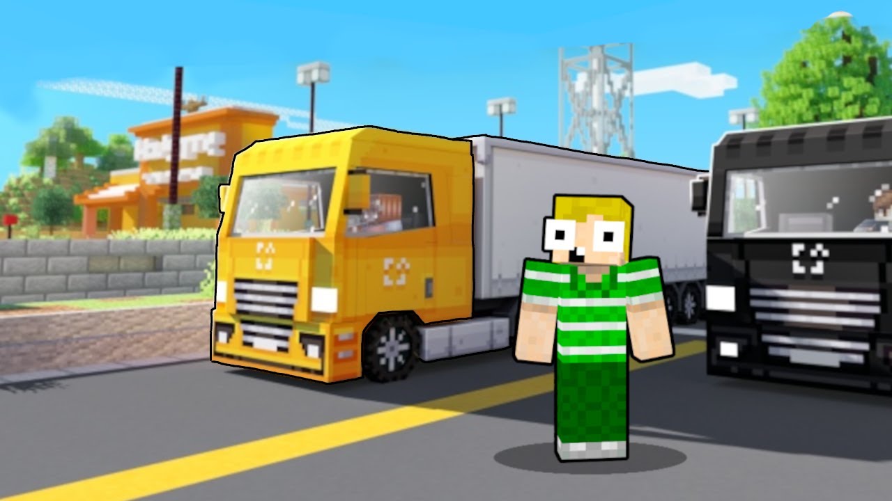 Jeg Kører LASTBILER I Minecraft!