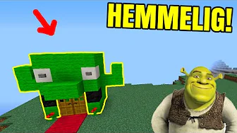 😲SHREK'S HEMMELIGE BASE!!😲 - Dansk Minecraft