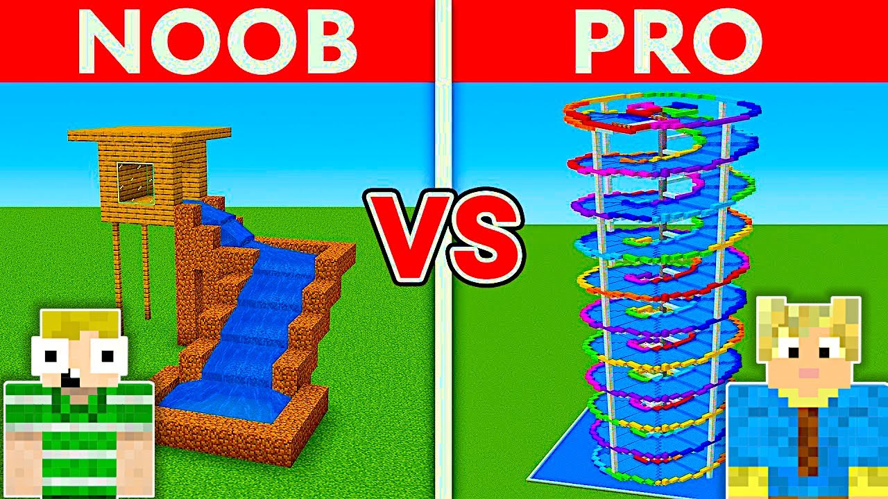 NOOB vs PRO :: VANDLAND!! - Dansk Minecraft