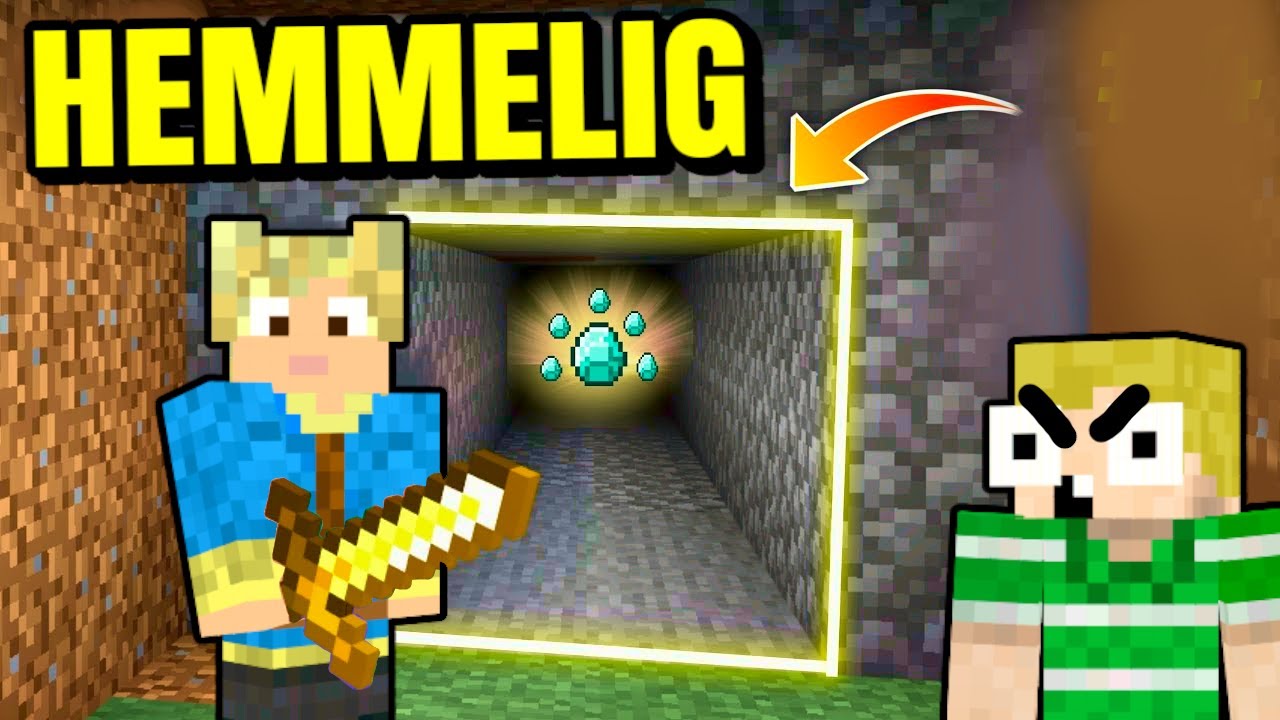Finder Min Brors Hemmelige GROTTE!! - Dansk Minecraft