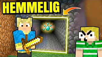 Finder Min Brors Hemmelige GROTTE!! - Dansk Minecraft