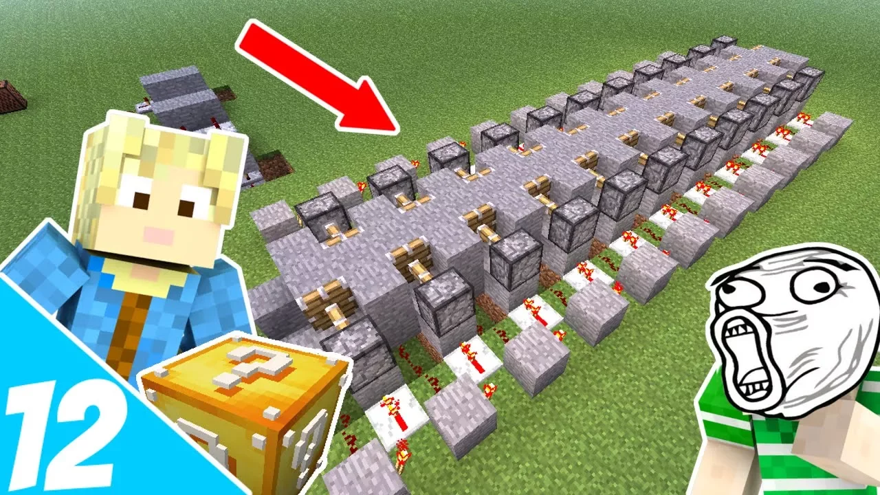 Dansk Minecraft - LuckyBlock Verden #12: VILD LUCKY MASKINE!!