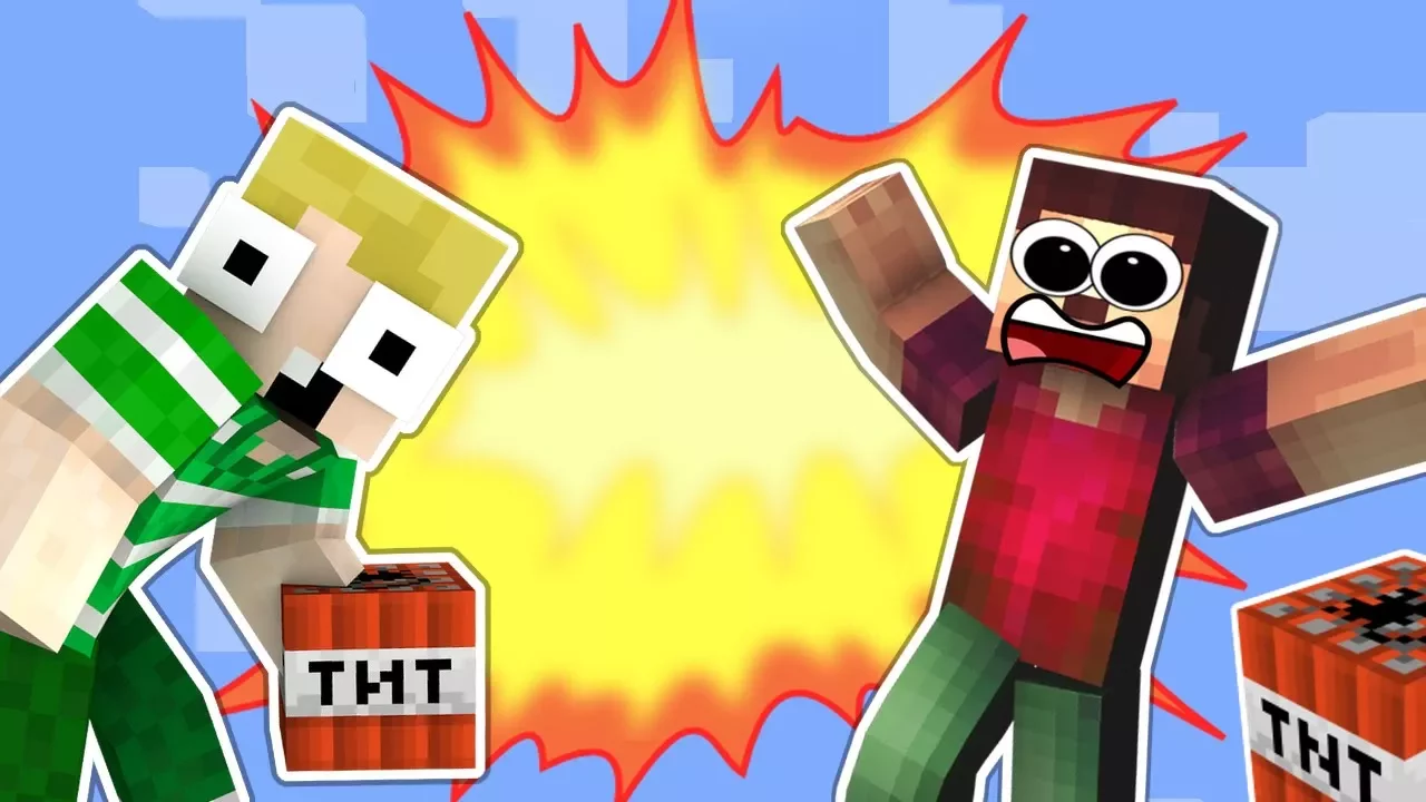 Dansk Minecraft - SPRÆNGER HELE MAPPET?!