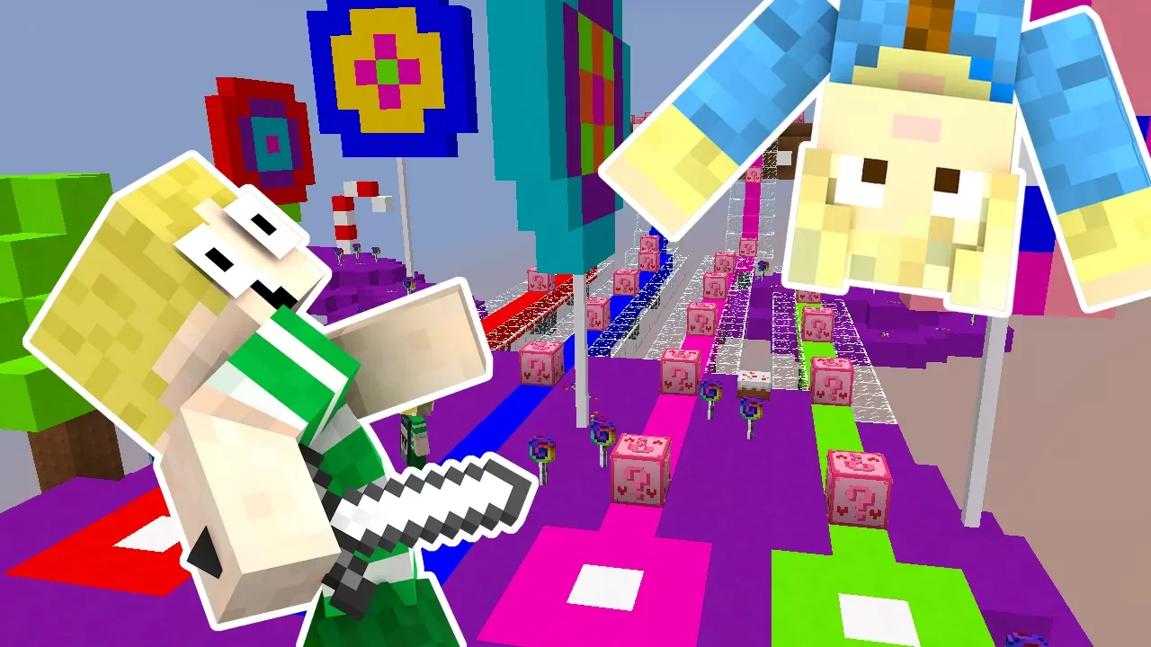 Dansk Minecraft - Lucky Blocks #3: ET SLIK LAND!!