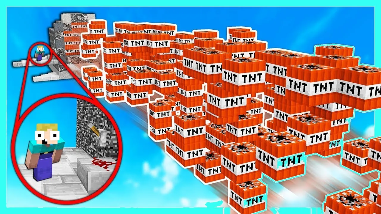 STØRSTE TNT KANON I MINECRAFT!! - Dansk Minecraft