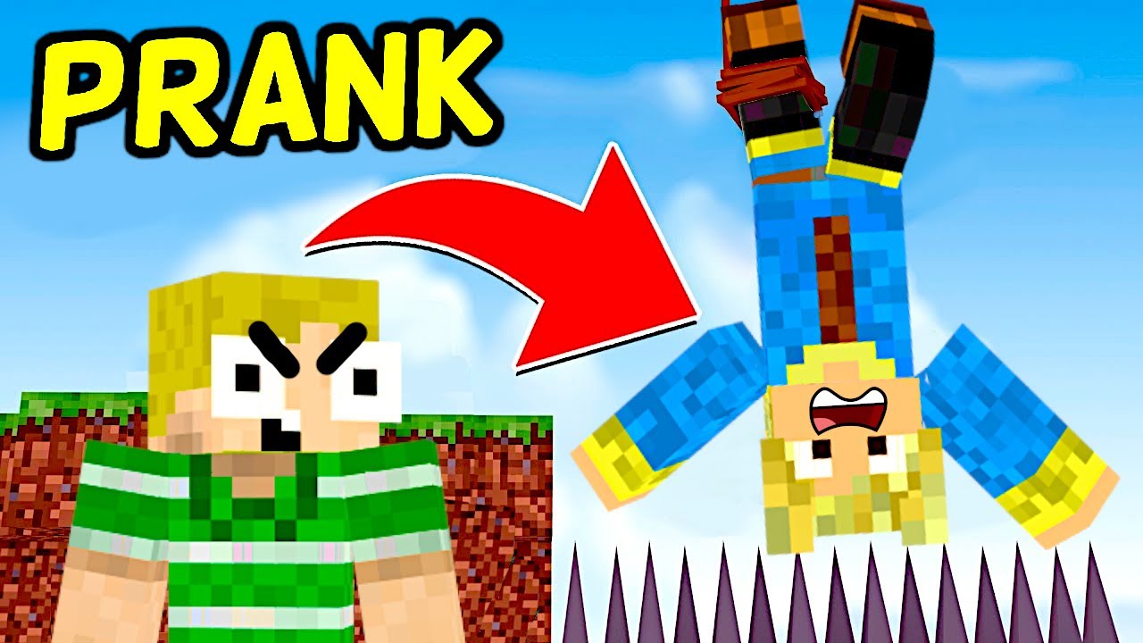 ONDESTE Pranks På Mikkel i Minecraft!!