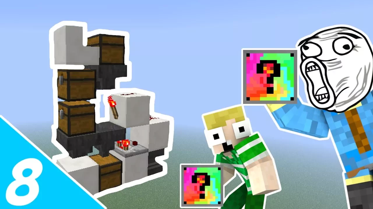 Dansk Minecraft - LuckyBlock Verden #8: VILDESTE SNYDE MASKINE!!