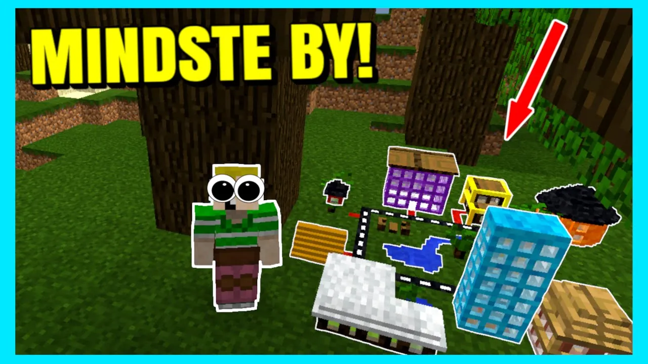 💎FINDER DEN MINDSTE BY I MINECRAFT!!💎 - Dansk Minecraft