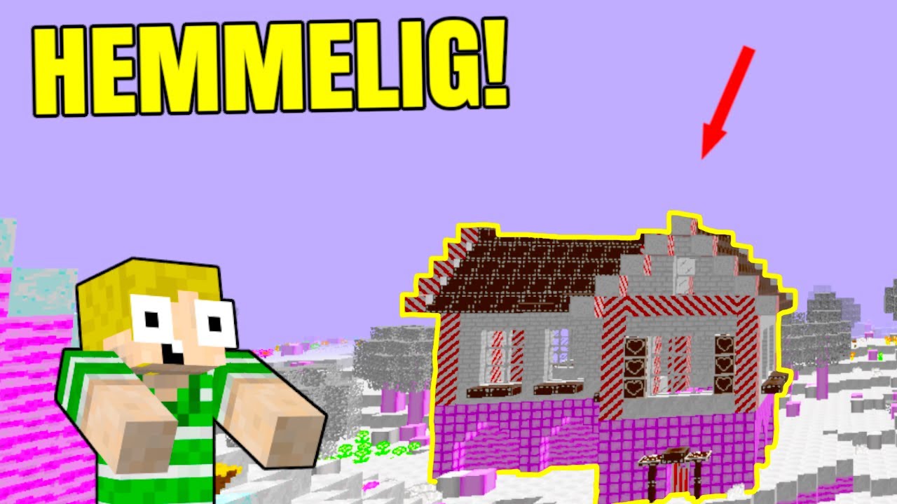 EN HEMMELIG SLIK BASE!! - Dansk Minecraft