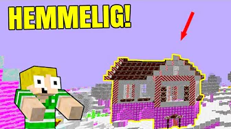 EN HEMMELIG SLIK BASE!! - Dansk Minecraft
