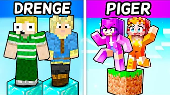 Drenge VS Piger I Minecraft!!