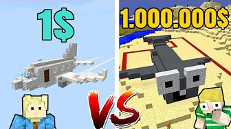 $1 FLY vs $10000 FLY!! - Dansk Minecraft